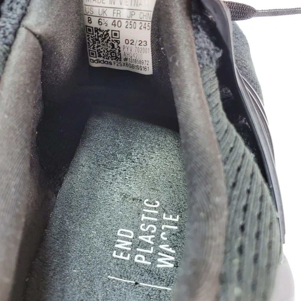 Adidas Ultraboost 1.0 Running Shoes Women 8 Black HQ4206 Primeknit Boost Sneaker